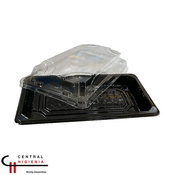 Sushi doboz tetővel PS 18,5x12,9x2 cm (50 db/cs)(400 db/#)