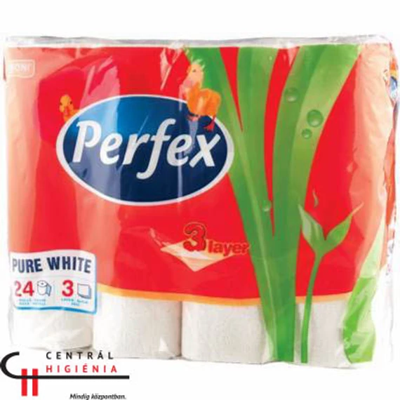 Perfex háztartási tolaettpapír 3rtg 24db/cs
