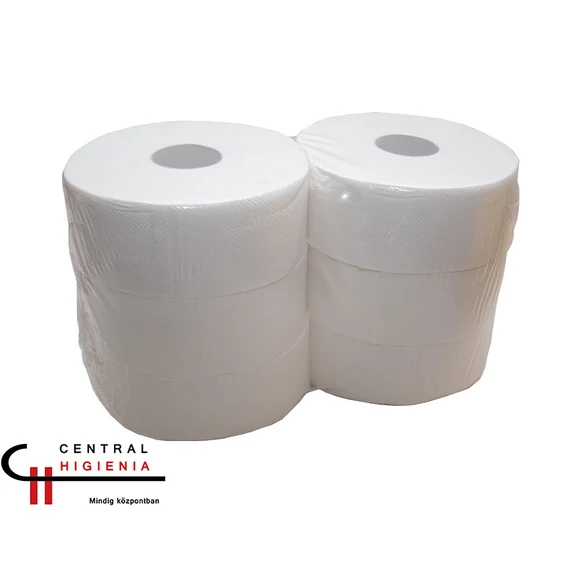 Nagytekercses toalettpapír hófehér 23cm 2rtg 160m